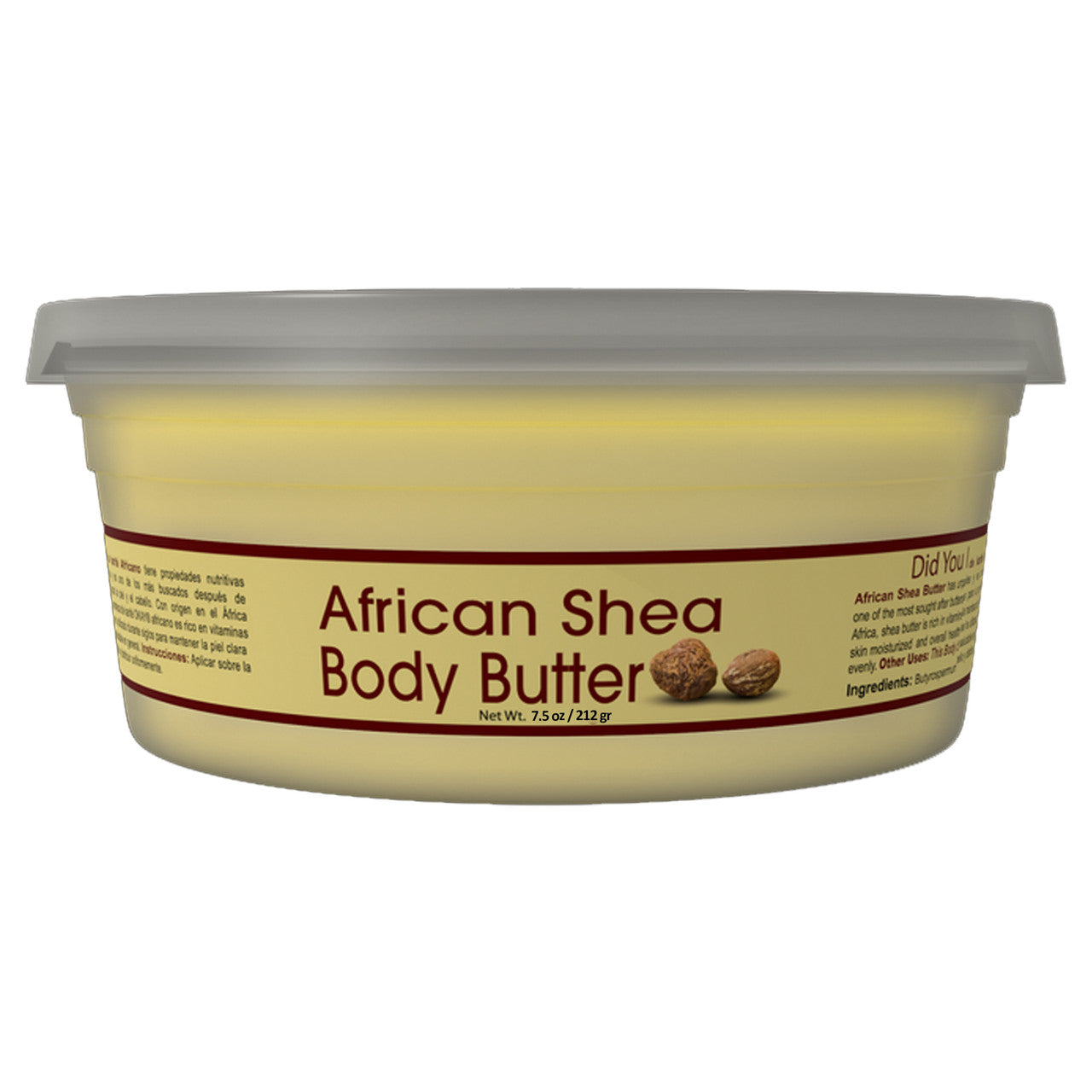 OKAY PURE NATURALS AFRICAN SHEA BUTTER YELLOW SMOOTH - 8 OZ