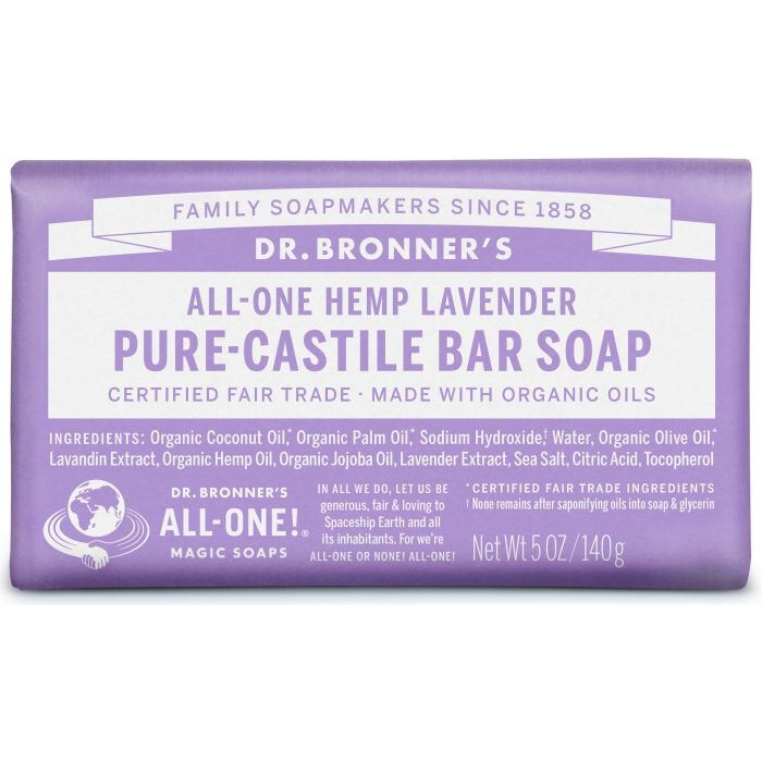 DR. BRONNER'S PURE-CASTILE BAR SOAP LAVENDER 5OZ