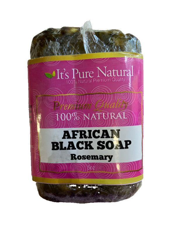 IT'S PURE NATURAL AFRICAN BLACK SOAP 5oz