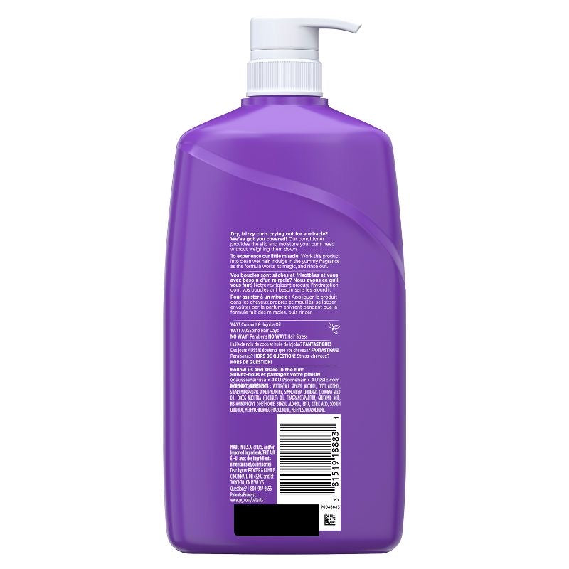 AUSSIE MIRACLE CURLS CONDITIONER 26.2OZ