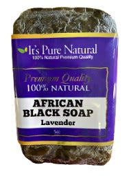IT'S PURE NATURAL AFRICAN BLACK SOAP 5oz