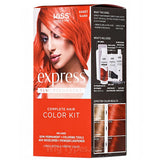 KISS EXPRESS SEMI PERMANENT COMPLETE HAIR COLOR KIT