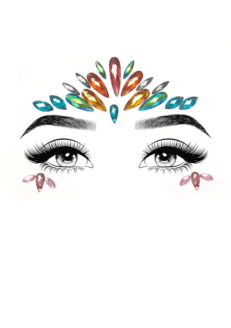 LEG AVENUE FACE JEWELS EYE014