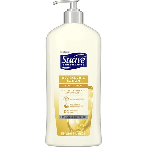 SUAVE REVITALIZING VITAMIN 2 BODY LOTION 18OZ