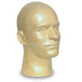 Men styrofoam mannequin head