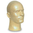 Men styrofoam mannequin head
