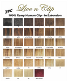 A PLUS HUMAN REMY HAIR DUO CLIP EXTENSIONS