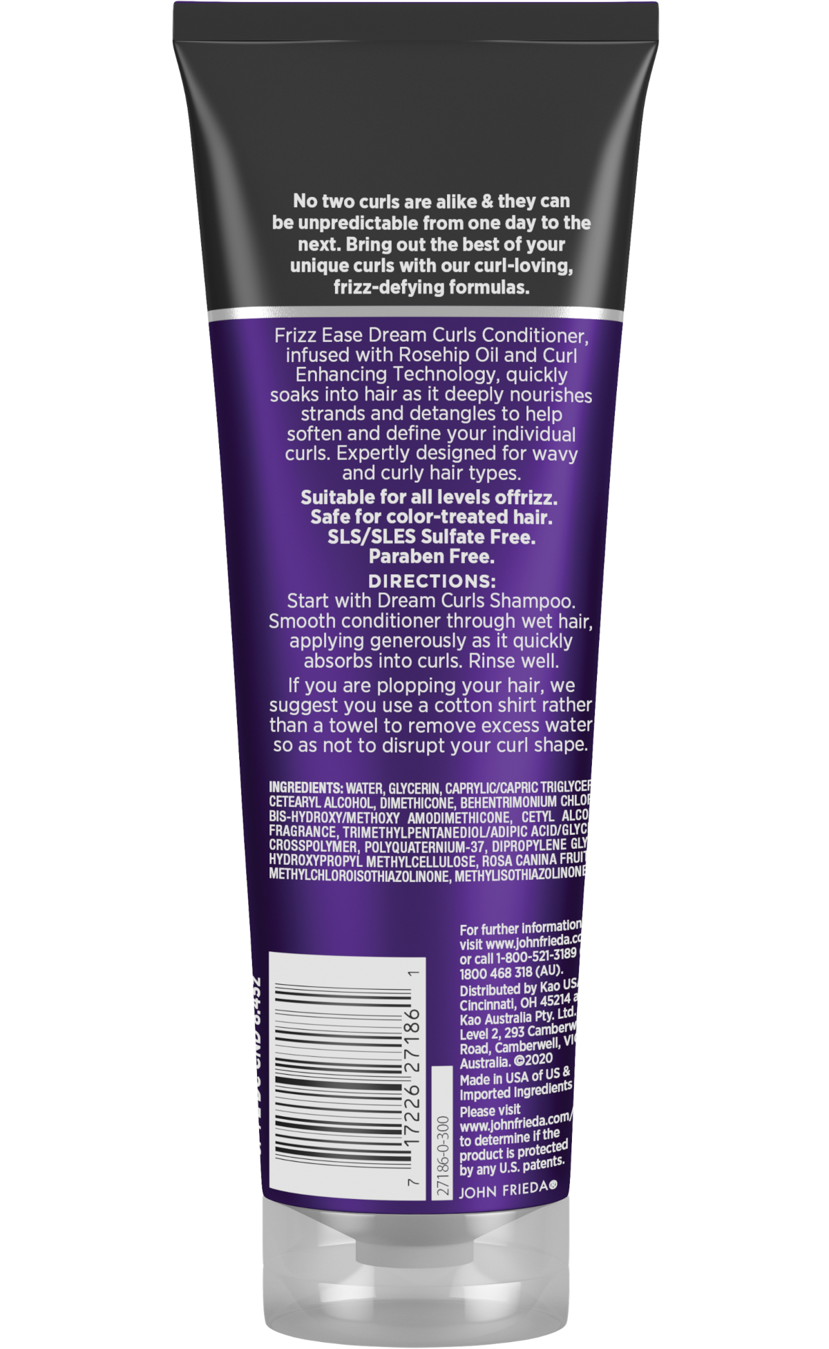 JOHN FRIEDA FRIZZ EASE DREAM CURLS CONDITIONER 8.45OZ