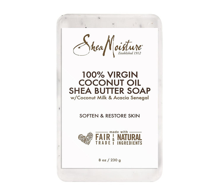 SHEA MOISTURE 100% VIRGIN COCONUT OIL SOAP 8 OZ