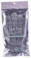CLEAN LOGIC DETOX CHARCOAL EXFOLIATING BATH GLOVES 50217