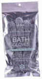 CLEAN LOGIC DETOX CHARCOAL EXFOLIATING BATH GLOVES 50217