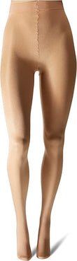 OPAQUE SHEER TO WAIST TIGHTS WITH COTTON CROTCH