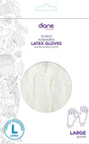 DIANE 10PK POWDERED LATEX GLOVES L D8003