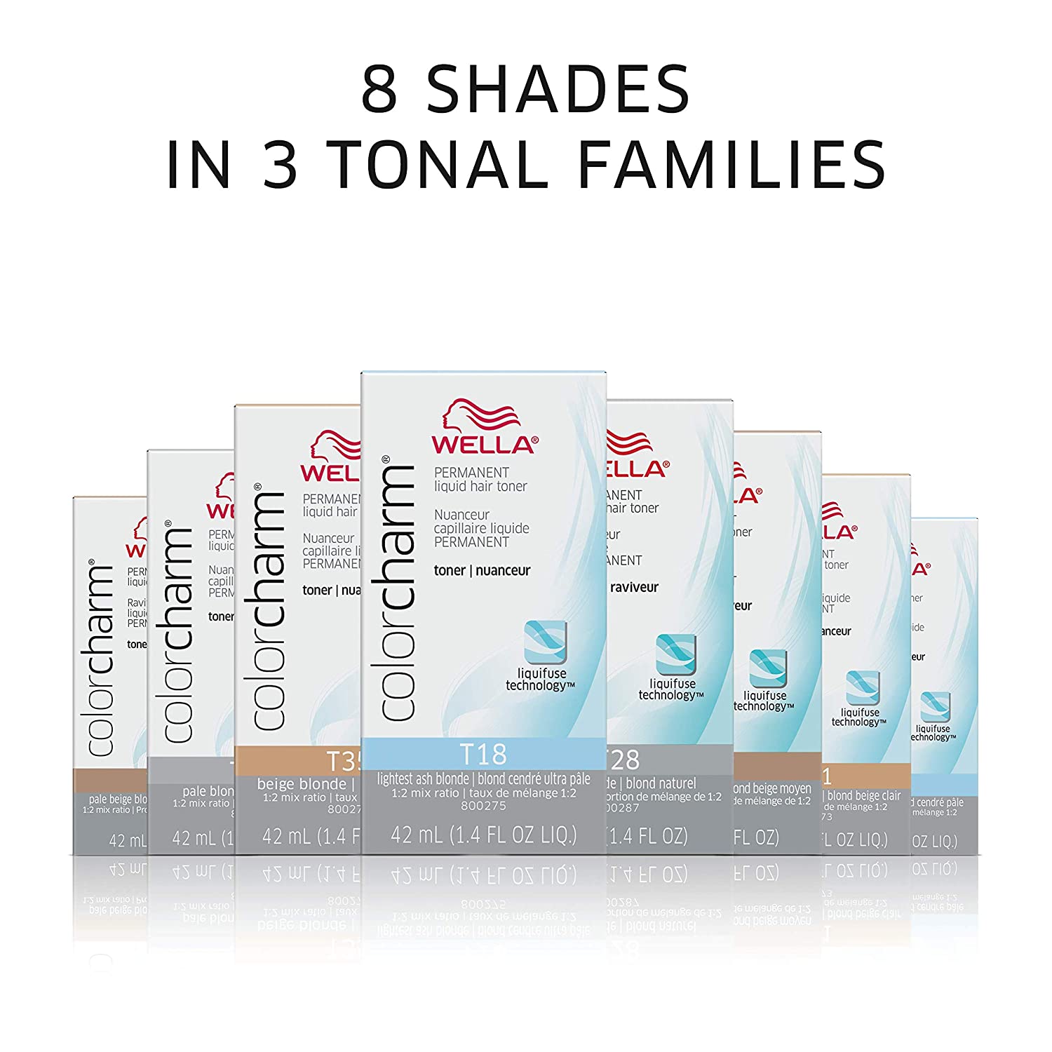 WELLA COLOR CHARM PERMANENT LIQUID HAIR TONER