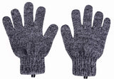 CLEAN LOGIC DETOX CHARCOAL EXFOLIATING BATH GLOVES 50217