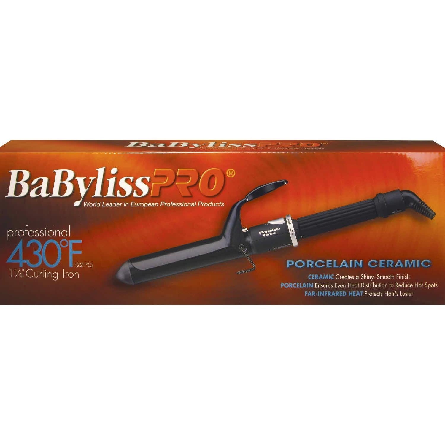 BABYLISSPRO SPRING PORCELAIN CERAMIC 1.25" CURLING IRON
