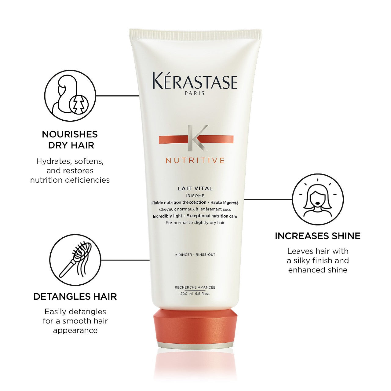 KERASTASE NUTRITIVE LAIT VITAL 6.8 OZ