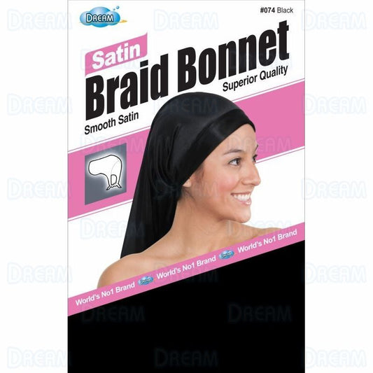DREAM WORLD BRAID BONNET SATIN DRE074