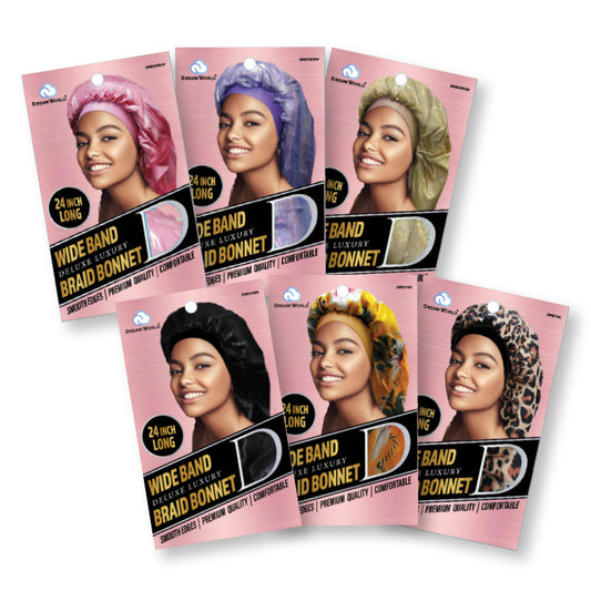 DREAM W-WIDE BAND BRAID BONNET