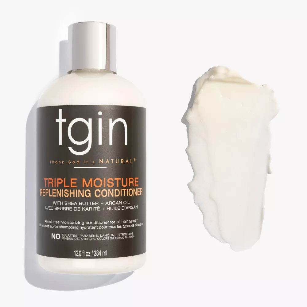 TGIN TRIPLE MOISTURE REPLENISHING CONDITIONER WITH SHEA BUTTER+ARGAN OIL 13.0 OZ
