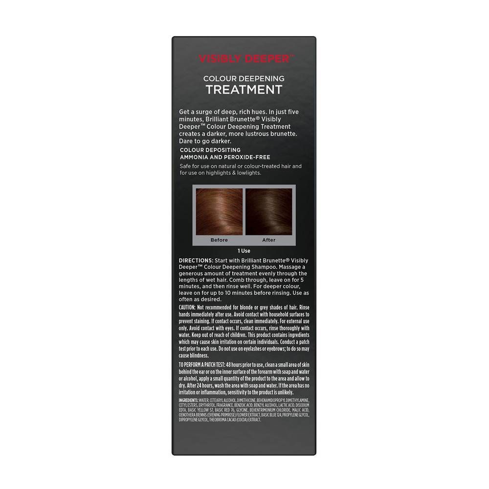 JOHN FRIEDA BRILLIANT BRUNETTE COLOR DEEPENING TREATMENT 4 OZ