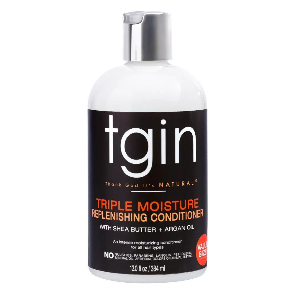 TGIN TRIPLE MOISTURE REPLENISHING CONDITIONER WITH SHEA BUTTER+ARGAN OIL 13.0 OZ