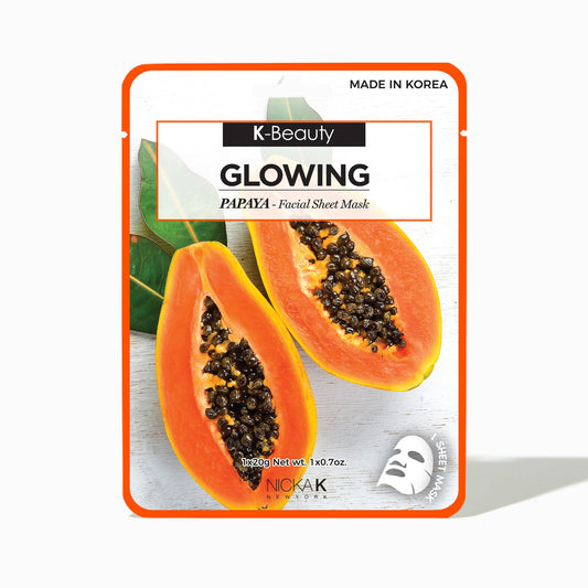 GLOWING PAPAYA- FACE SHEET MASK