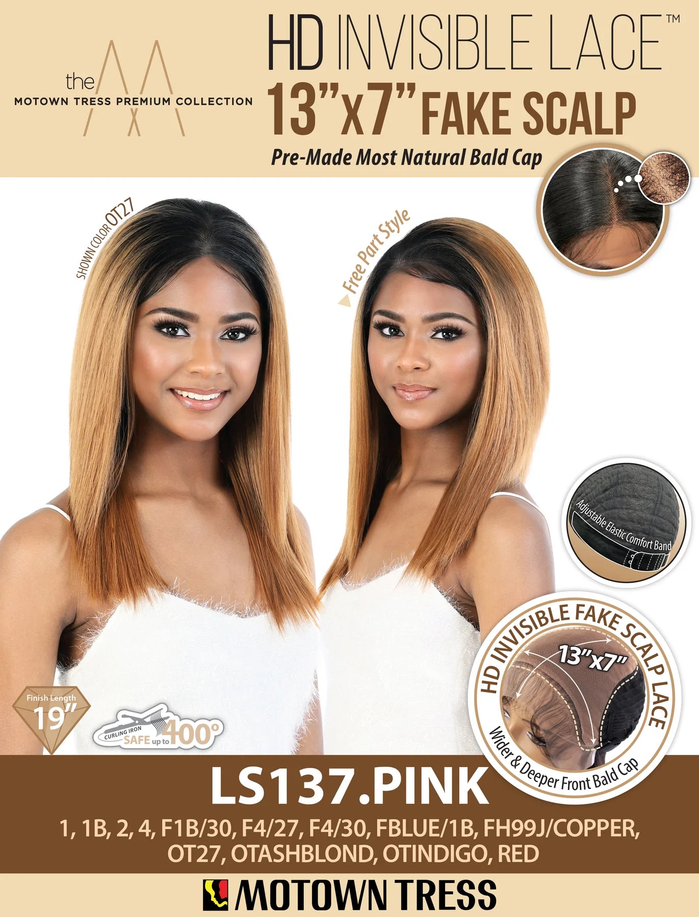 MOTOWN TRESS LS137 PINK