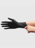 REUSE BLACK LATEX GLOVE LG 12PK F9102