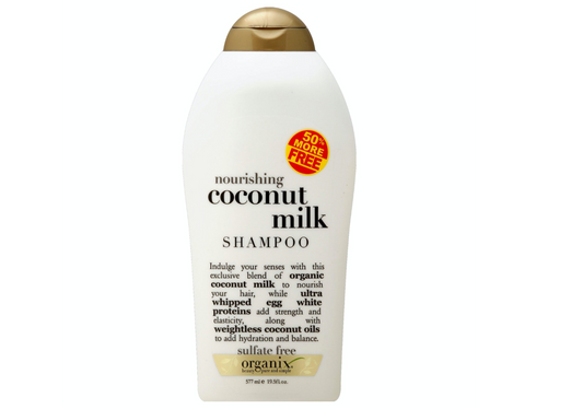 OGX SHAMPOO COCONUT MILK BONUS NOURISHING 19.5OZ
