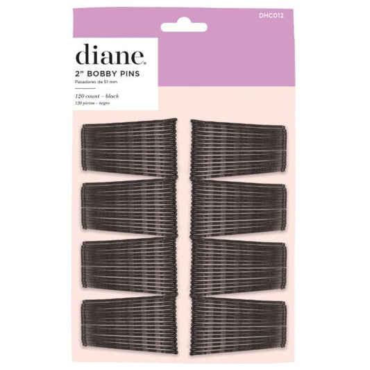 DIANE BOB PINS 2IN BLACK 120CT CARD DHC012