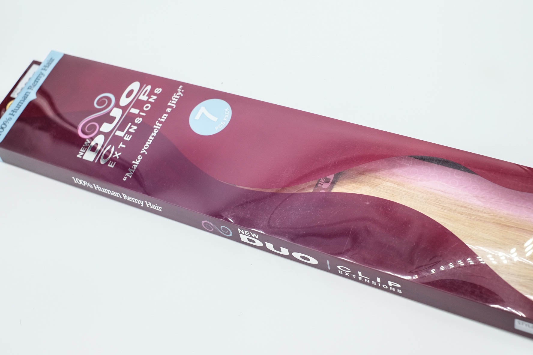 A PLUS HUMAN REMY HAIR DUO CLIP EXTENSIONS