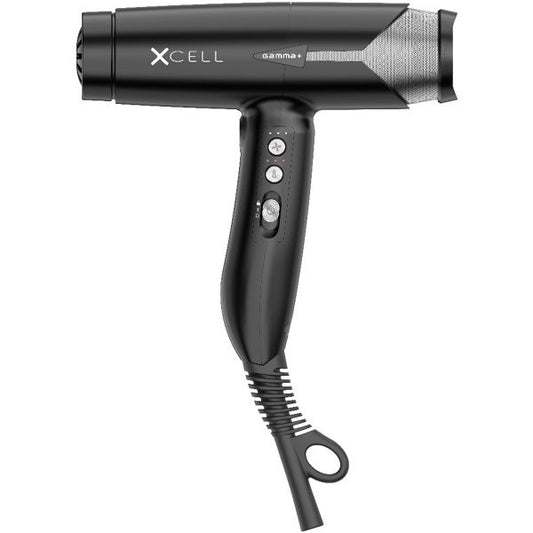 GAMMA+ XCELL ULTRA-LIGHT DIGITAL MOTOR DRYER- BLACK & RED GPXCELL