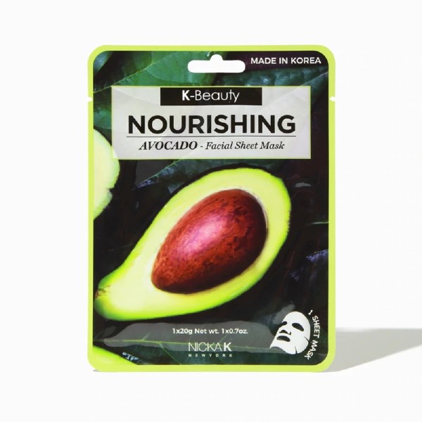 K-BEAUTY SHEET MASK AVOCADO NSM04