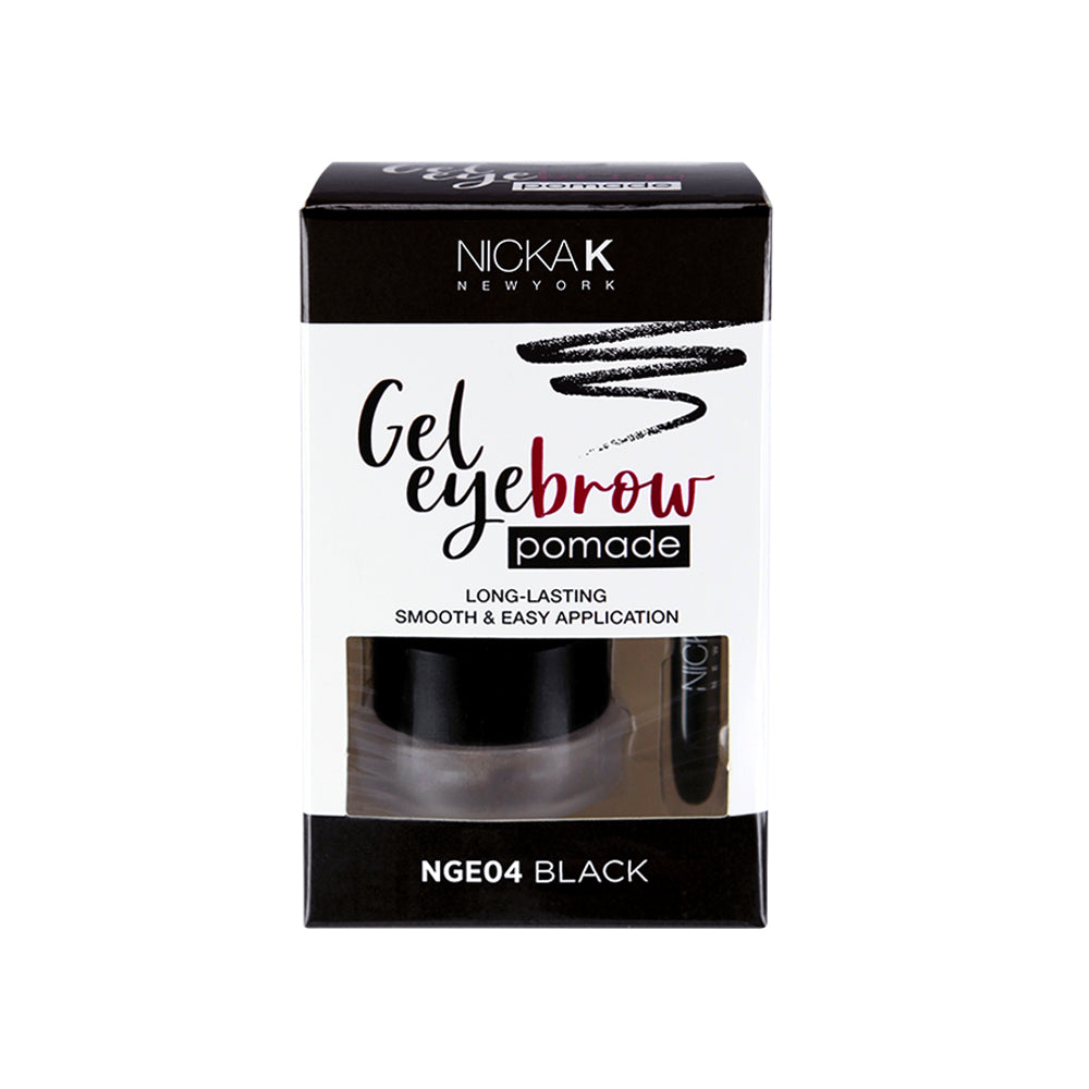 NICKA K GEL EYE BROW POMADE NGE04 BLACK