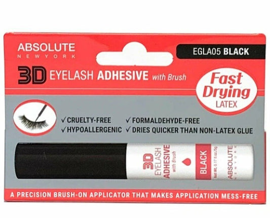 ABSOLUTE 3D EYELASH ADHESIVE WITH BRUSH EGLA05 BLACK
