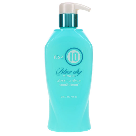 IT'S A 10 MIRACLE BLOW DRY GLOSSING GLAZE CONDITIONER 10oz